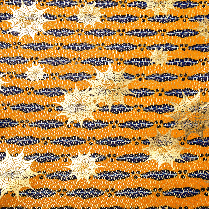 TMIE-06-6 Print Gold Bazin -kangas