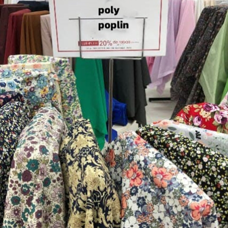 TMIE-08-3-1 115cm Leveys Kevyt 110GSM Räätälöity Print Pattarn Polyesteri Popliini Kangas