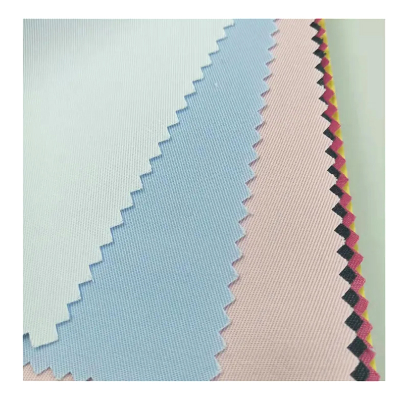 TMIE-08-4-2 Keskipaino 115GSM värjätty värit Polyesteri Popliini Twill Kangas